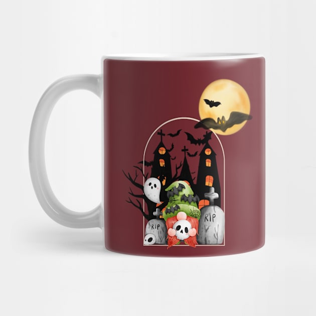 Halloween Spooky Castle by NICHE&NICHE